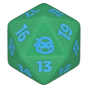 Magic Teenage Mutant Ninja Turtles Spindown Dice - Blue、Magic: The Gathering、kayou