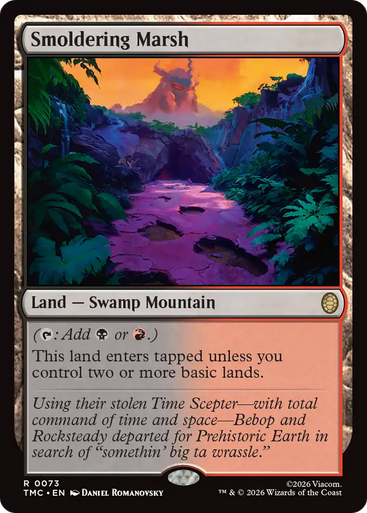 Smoldering Marsh | Teenage Mutant Ninja Turtles Eternal、Magic: The Gathering、kayou