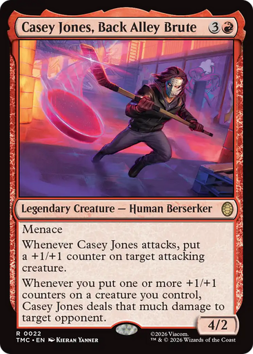 Casey Jones, Back Alley Brute (Surge Foil) | Teenage Mutant Ninja Turtles Eternal、Magic: The Gathering、kayou