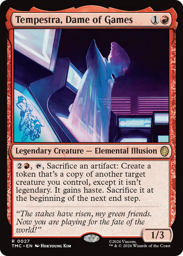 Tempestra, Dame of Games (Surge Foil) | Teenage Mutant Ninja Turtles Eternal、Magic: The Gathering、kayou