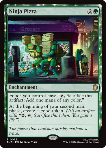 Ninja Pizza (Surge Foil) | Teenage Mutant Ninja Turtles Eternal、Magic: The Gathering、kayou