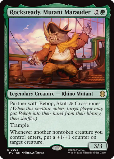Rocksteady, Mutant Marauder (Surge Foil) | Teenage Mutant Ninja Turtles Eternal、Magic: The Gathering、kayou