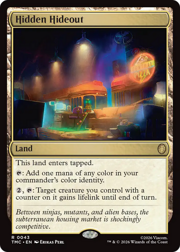 Hidden Hideout (Surge Foil) | Teenage Mutant Ninja Turtles Eternal、Magic: The Gathering、kayou