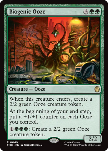 Biogenic Ooze (Surge Foil) | Teenage Mutant Ninja Turtles Eternal、Magic: The Gathering、kayou