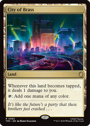City of Brass (Surge Foil) | Teenage Mutant Ninja Turtles Eternal、Magic: The Gathering、kayou