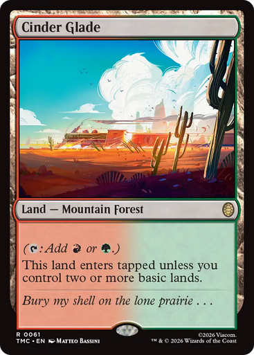 Cinder Glade (Surge Foil) | Teenage Mutant Ninja Turtles Eternal、Magic: The Gathering、kayou