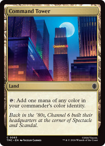 Command Tower (Surge Foil) | Teenage Mutant Ninja Turtles Eternal、Magic: The Gathering、kayou