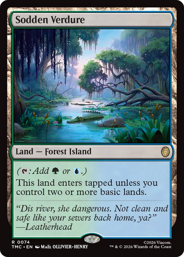 Sodden Verdure (Surge Foil) | Teenage Mutant Ninja Turtles Eternal、Magic: The Gathering、kayou