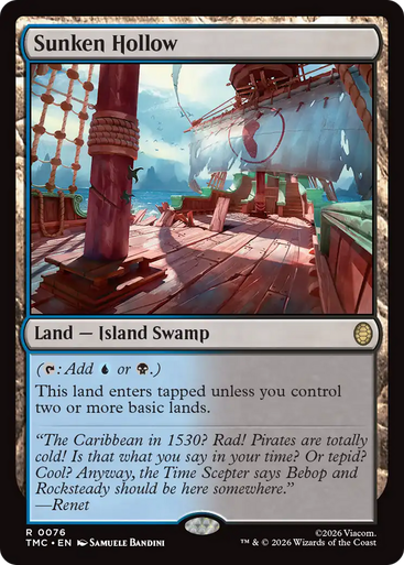 Sunken Hollow (Surge Foil) | Teenage Mutant Ninja Turtles Eternal、Magic: The Gathering、kayou