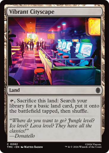 Vibrant Cityscape (Surge Foil) | Teenage Mutant Ninja Turtles Eternal、Magic: The Gathering、kayou