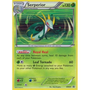 Black & White Promo BW20 Serperior、Pokemon、kayou