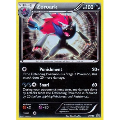 Black & White Promo BW19 Zoroark、Pokemon、kayou