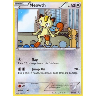 Black & White Promo BW35 Meowth、Pokemon、kayou