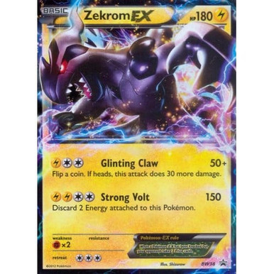 Black & White Promo BW38 Zekrom EX、Pokemon、kayou