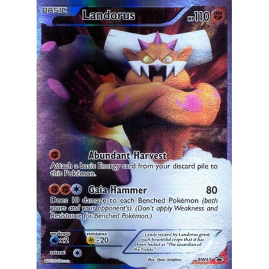 Black & White Promo BW43 Landorus、Pokemon、kayou