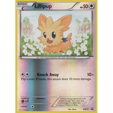 Black & White Promo BW52 Lillipup、Pokemon、kayou