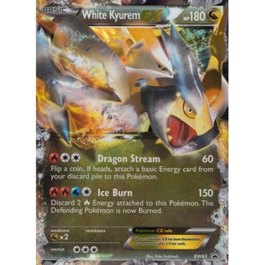 Black & White Promo BW63 White Kyurem EX、Pokemon、kayou