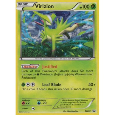 Black & White Promo BW70 Virizion、Pokemon、kayou