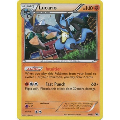 Black & White Promo BW85 Lucario、Pokemon、kayou