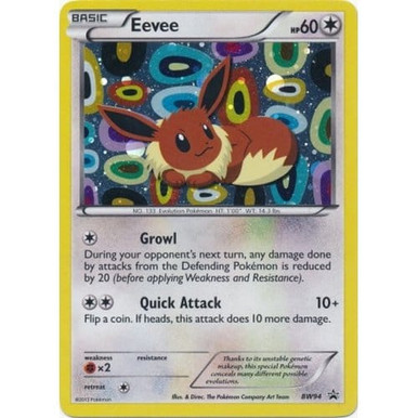 Black & White Promo BW94 Eevee、Pokemon、kayou