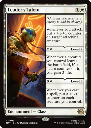 Leader's Talent (Foil) | Teenage Mutant Ninja Turtles、Magic: The Gathering、kayou