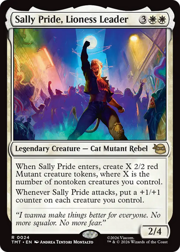 Sally Pride, Lioness Leader (Foil) | Teenage Mutant Ninja Turtles、Magic: The Gathering、kayou