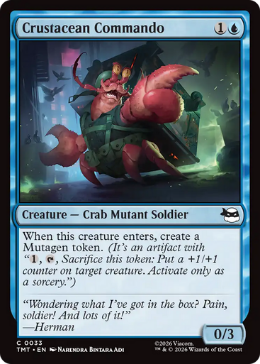 Crustacean Commando (Foil) | Teenage Mutant Ninja Turtles、Magic: The Gathering、kayou