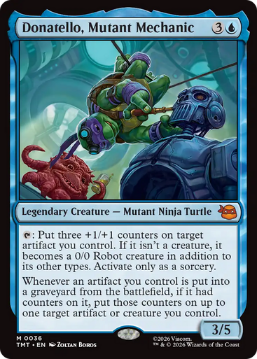 Donatello, Mutant Mechanic (Foil) | Teenage Mutant Ninja Turtles、Magic: The Gathering、kayou