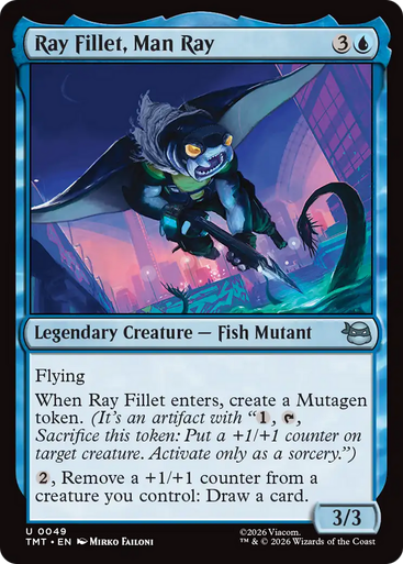Ray Fillet, Man Ray (Foil) | Teenage Mutant Ninja Turtles、Magic: The Gathering、kayou