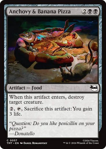 Anchovy & Banana Pizza (Foil) | Teenage Mutant Ninja Turtles、Magic: The Gathering、kayou