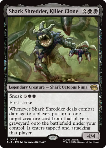 Shark Shredder, Killer Clone (Foil) | Teenage Mutant Ninja Turtles、Magic: The Gathering、kayou