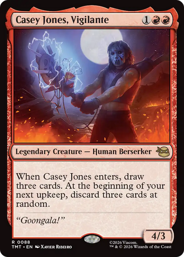 Casey Jones, Vigilante (Foil) | Teenage Mutant Ninja Turtles、Magic: The Gathering、kayou