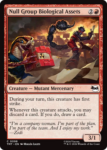 Null Group Biological Assets (Foil) | Teenage Mutant Ninja Turtles、Magic: The Gathering、kayou