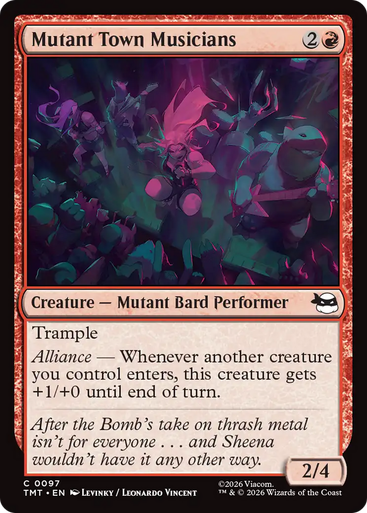 Mutant Town Musicians (Foil) | Teenage Mutant Ninja Turtles、Magic: The Gathering、kayou