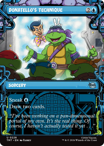 Donatello's Technique (Showcase Foil) | Teenage Mutant Ninja Turtles、Magic: The Gathering、kayou