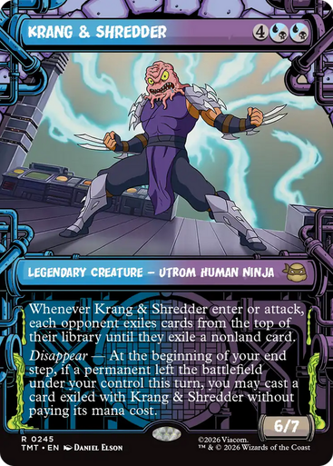 Krang & Shredder (Showcase Foil) | Teenage Mutant Ninja Turtles、Magic: The Gathering、kayou