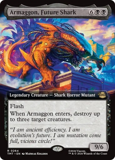 Armaggon, Future Shark (Extended Art Foil) | Teenage Mutant Ninja Turtles、Magic: The Gathering、kayou