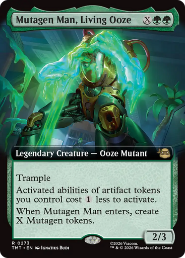 Mutagen Man, Living Ooze (Extended Art Foil) | Teenage Mutant Ninja Turtles、Magic: The Gathering、kayou