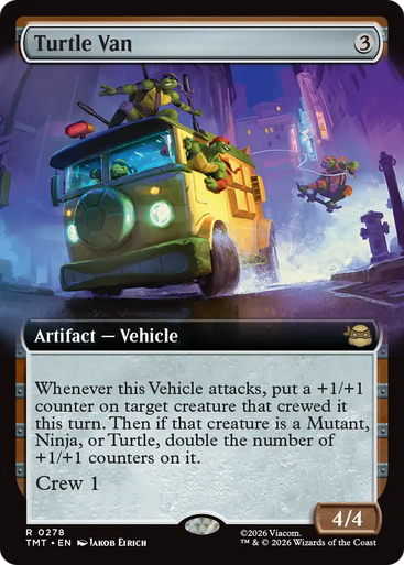Turtle Van (Extended Art Foil) | Teenage Mutant Ninja Turtles、Magic: The Gathering、kayou