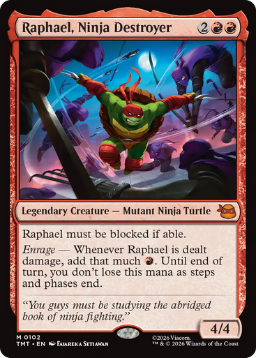 Raphael, Ninja Destroyer (Foil) | Teenage Mutant Ninja Turtles、Magic: The Gathering、kayou