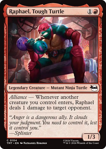 Raphael, Tough Turtle (Foil) | Teenage Mutant Ninja Turtles、Magic: The Gathering、kayou