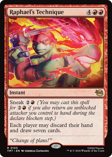 Raphael's Technique (Foil) | Teenage Mutant Ninja Turtles、Magic: The Gathering、kayou