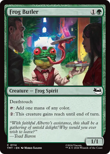 Frog Butler (Foil) | Teenage Mutant Ninja Turtles、Magic: The Gathering、kayou