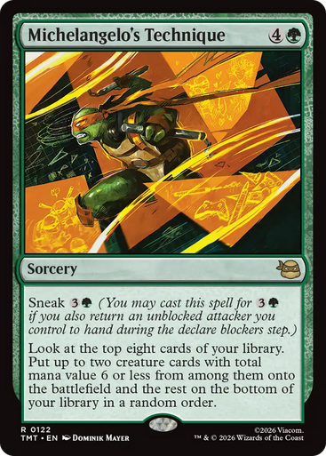 Michelangelo's Technique (Foil) | Teenage Mutant Ninja Turtles、Magic: The Gathering、kayou