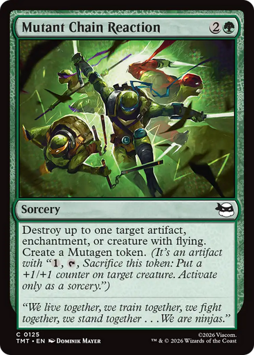 Mutant Chain Reaction (Foil) | Teenage Mutant Ninja Turtles、Magic: The Gathering、kayou