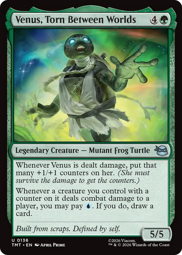 Venus, Torn Between Worlds (Foil) | Teenage Mutant Ninja Turtles、Magic: The Gathering、kayou