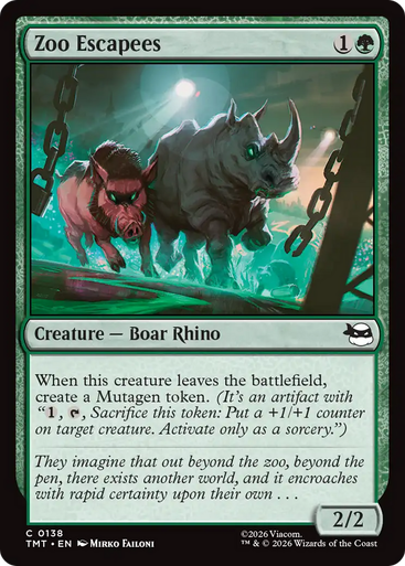 Zoo Escapees (Foil) | Teenage Mutant Ninja Turtles、Magic: The Gathering、kayou