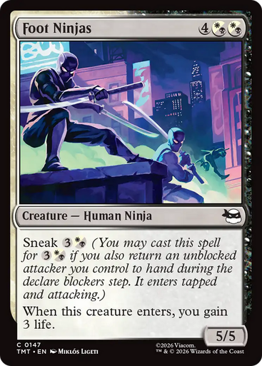 Foot Ninjas (Foil) | Teenage Mutant Ninja Turtles、Magic: The Gathering、kayou