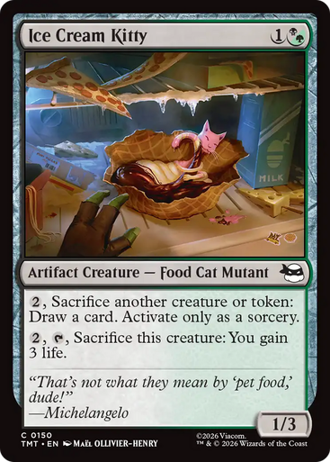 Ice Cream Kitty (Foil) | Teenage Mutant Ninja Turtles、Magic: The Gathering、kayou