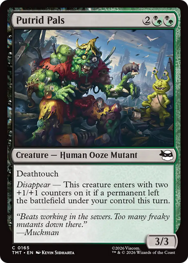 Putrid Pals (Foil) | Teenage Mutant Ninja Turtles、Magic: The Gathering、kayou